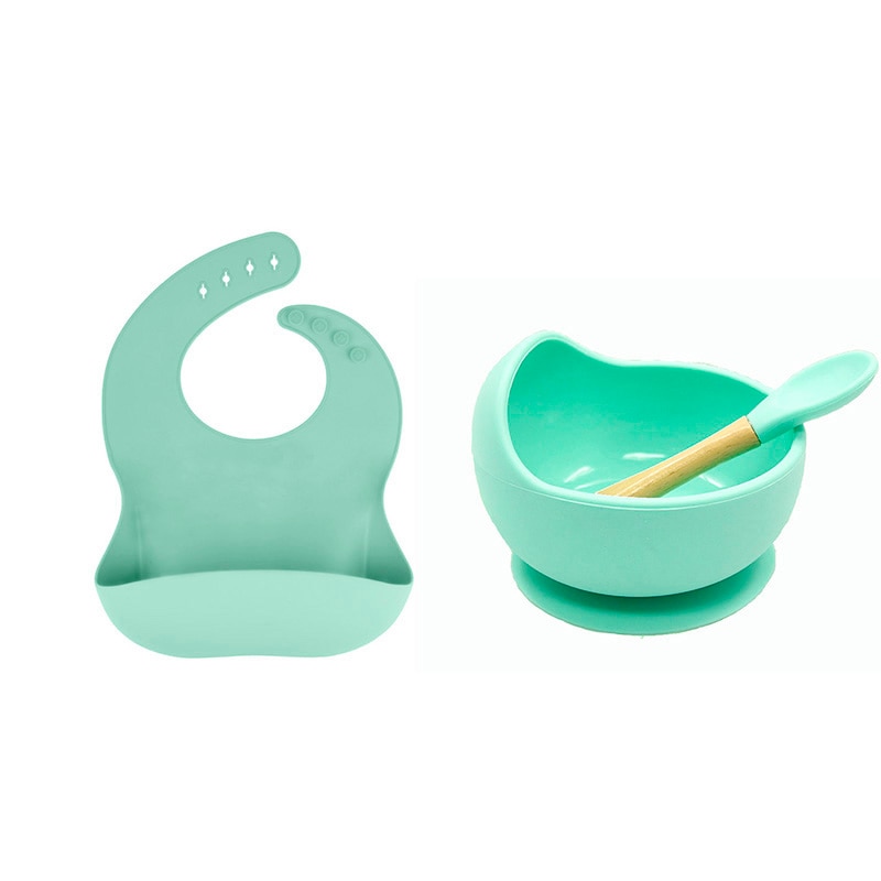 Baby Feeding Set Silicone Set (3pcs)